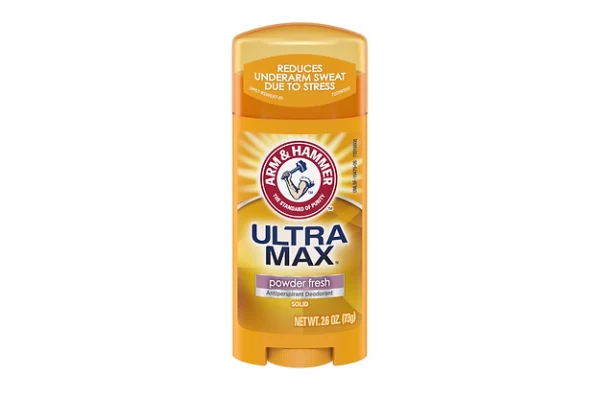 Arm & Hammer Ultra Max Antiperspirant Deodorant, Invisible Solid, Powder Fresh -