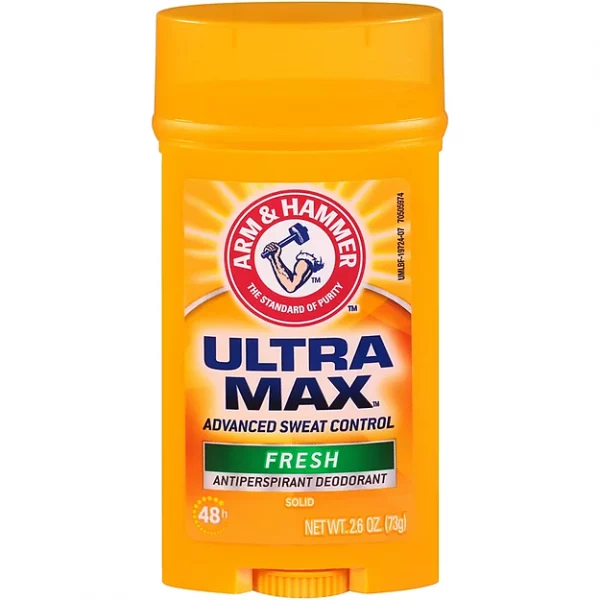 Arm & Hammer ULTRA MAX Deodorant- Fresh- Solid Wide Stick