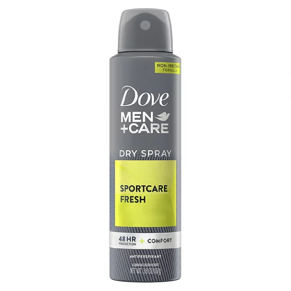 Dove Sport Care Dry Spray Antiperspirant Deodorant Fresh Active Fresh3.8oz