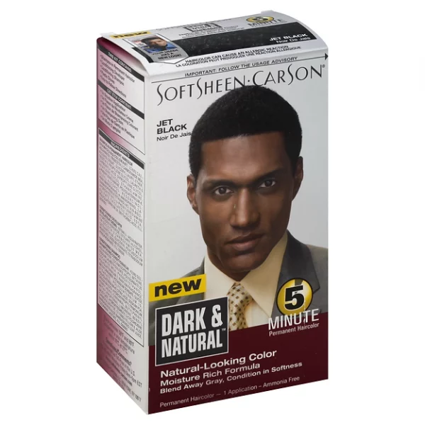 SoftSheen-Carson Dark & Natural 5 Minute Shampoo-In Haircolor, Jet Black