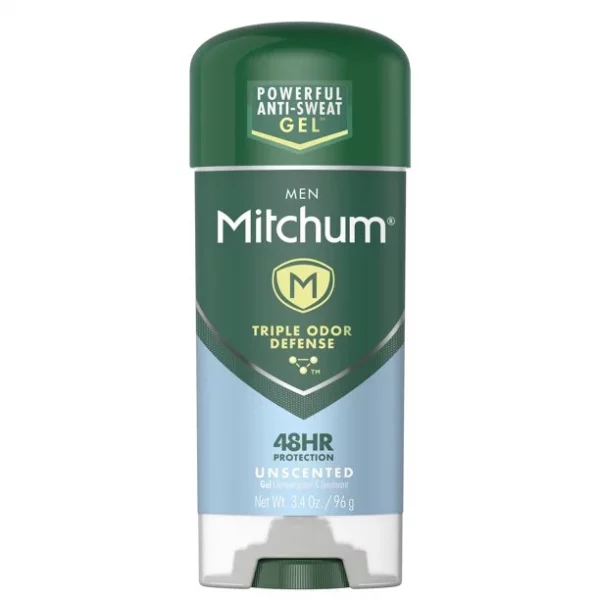 Mitchum Men Triple Odor Defense Unscented Anti-Perspirant & Deodorant, 2.25 OZ