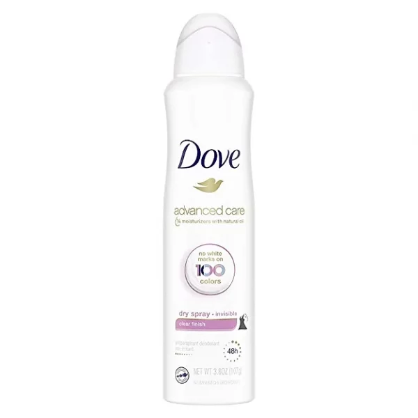 Dove Advanced Care Invisible Dry Spray Antiperspirant Deodorant No White Marks o