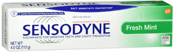 SENSODYNE TOOTH PASTE FRESH MINT FLAVOR 4OZ