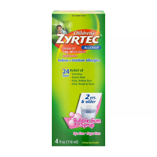 CHILDREN'S ZYRTEC ALLERGY 4FL OZ.