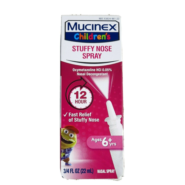 MUCINEX CHILDREN'S STUFFY NOSE AGES 6+ YEARS 3/4 FL OZ 22ML