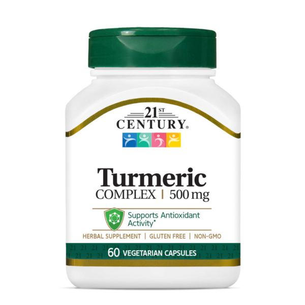 21ST CENTURY® TURMERIC COMPLEX 500 mg 60 Vegetarian Capsules