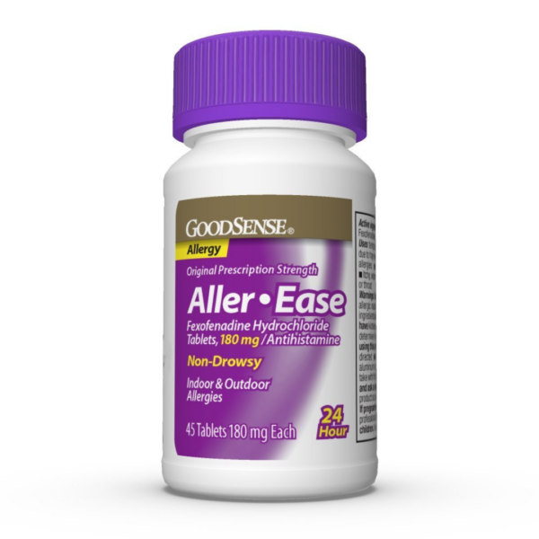 Good Sense Aller-Ease Fexofenadine Hydrochloride Tablets, 180 mg 45 ea