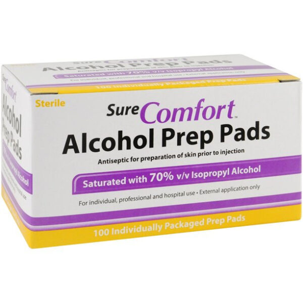 SureComfort Alcohol Prep Pads