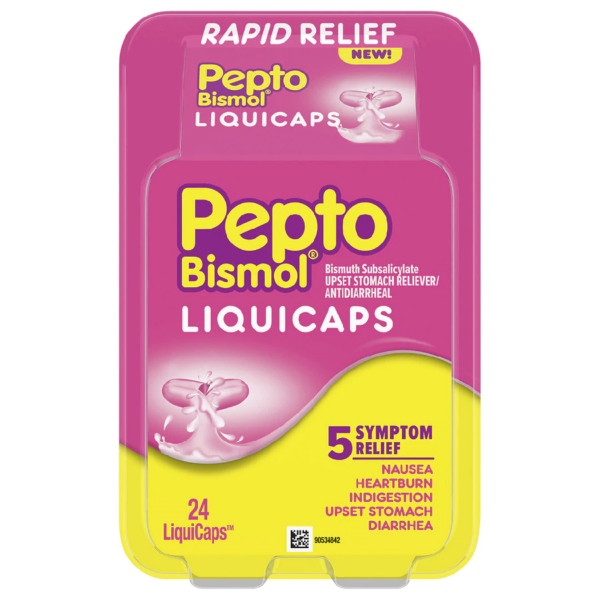 Pepto Bismol Rapid Relief Liqui Cap 24ct