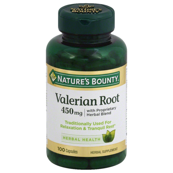 Nature's Bounty Valerian Root 450 mg Plus Calming Blend Dietary 100.0ea