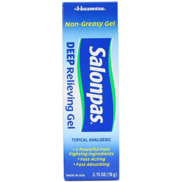 Salonpas Deep Pain Relieving Gel, 2.75 Oz