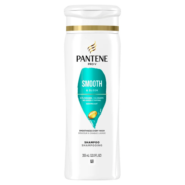 PANTENE SMOOTH & SLEEK SHAMPOO 12.6 OZ