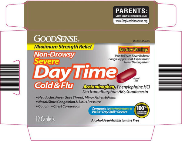 GOOD SENSE SEVERE DAYTIME COLD AND FLU