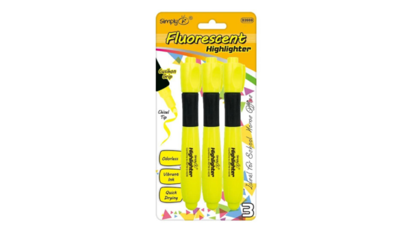 3 Color Fluorescent Highlighters