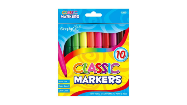 Simply A+ Classic Markers 10ct