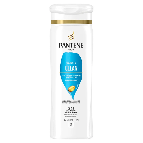 PANTENE 2 IN 1 CLASSIC CLEAN SHAMPOO & CONDITIONER 12.6 OZ