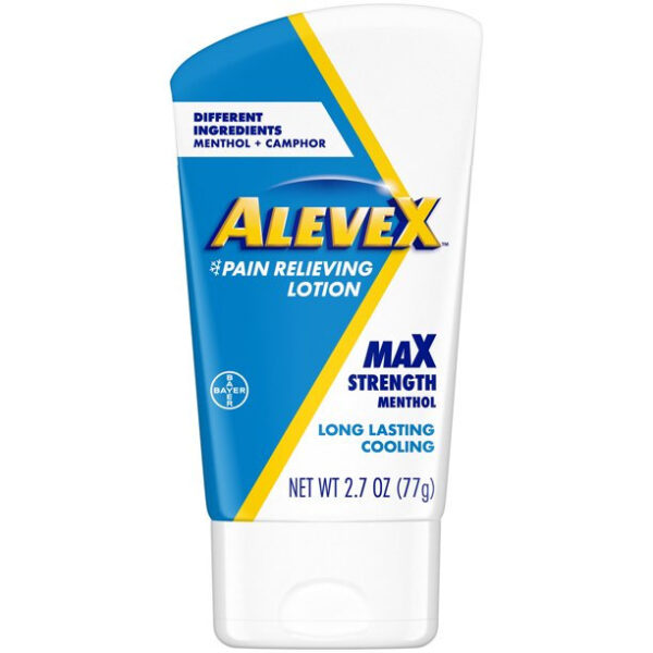 AleveX Pain Relieving Lotion, Powerful & Long Lasting for Targeted Joint & Muscl