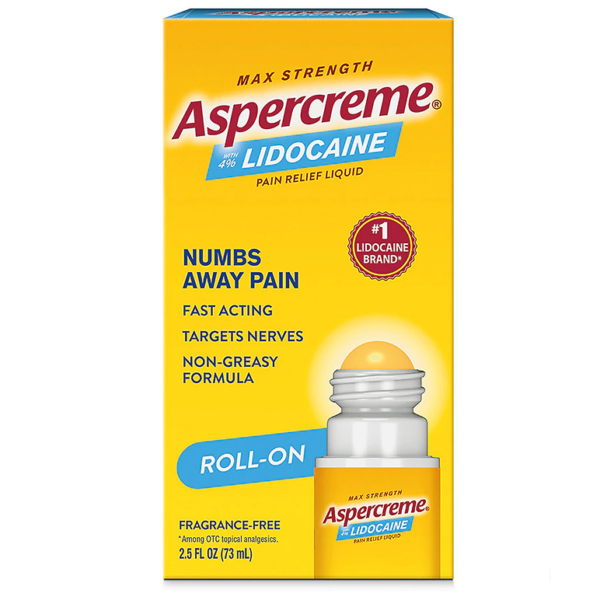 Aspercreme 4% Lidocaine No Mess Applicator 2.5fl oz