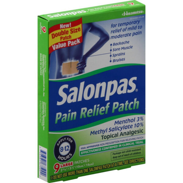 Salonpas · Pain Relief Patch Large 9ct