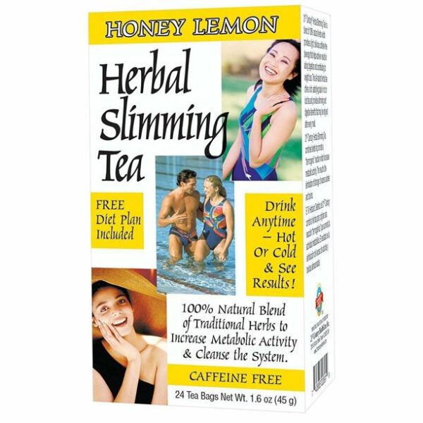 Herbal Slimming Tea, Honey Lemon 24 ct