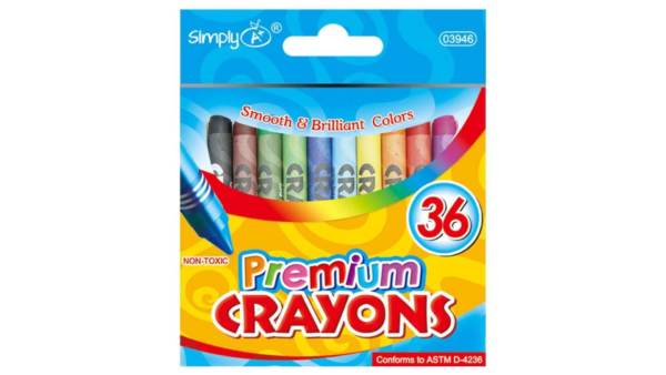 36Ct Premium Crayons