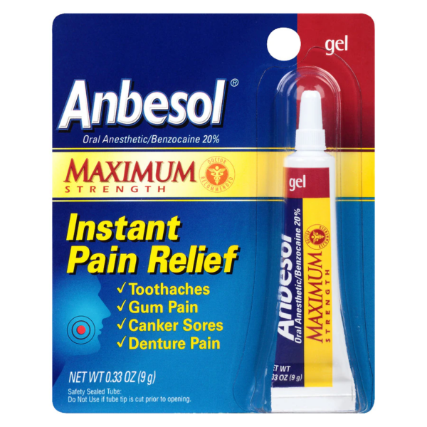 Anbesol Oral Anesthetic Gel 0.33oz