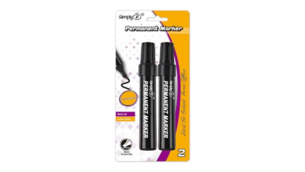 Simply A+ Permanent Marker 2ct