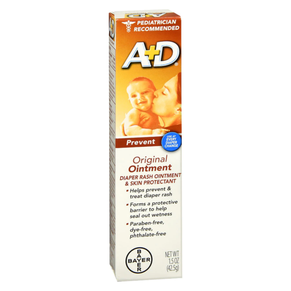 A&D Original Diaper Rash Ointment, Baby Skin Protectant – 1.5 Oz Tube