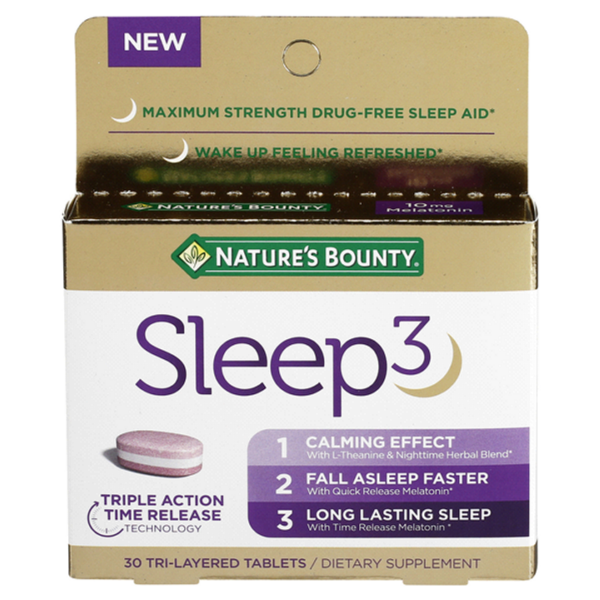 Nature's Bounty Sleep 3 Triple Action Tab 30 CT