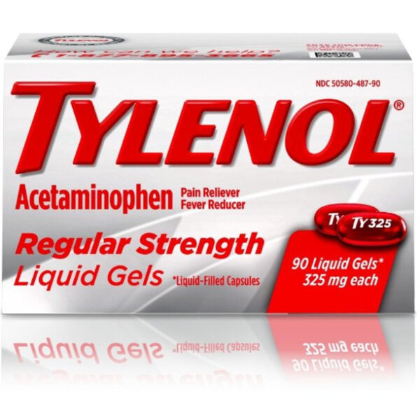 TYLENOL Regular Strength Liquid Gels 90 ea