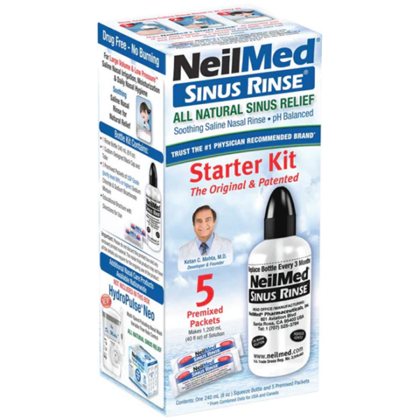 NielMed Sinus Rinse Starter Kit With 5 Packets