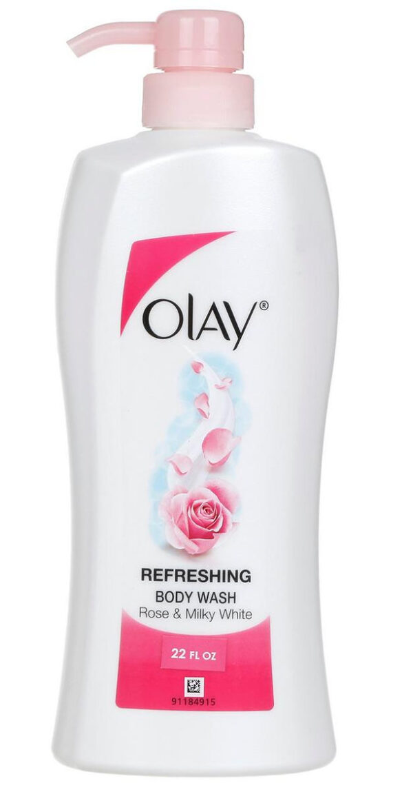 Olay Whitening Body Wash Rose and Milky White 22 OZ