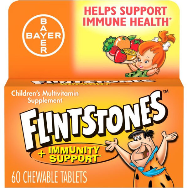 Flintstones Chewable Kid's Multivitamin Immunity Support 60 Ct