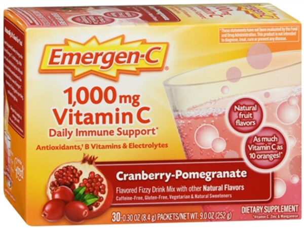 Emergen-C Dietary Supplement Drink CRANB-Pomegranate - 30ct