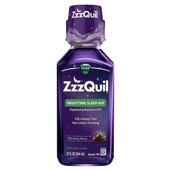 ZzzQuil Nighttime Sleep Aid Warming Berry12.0oz