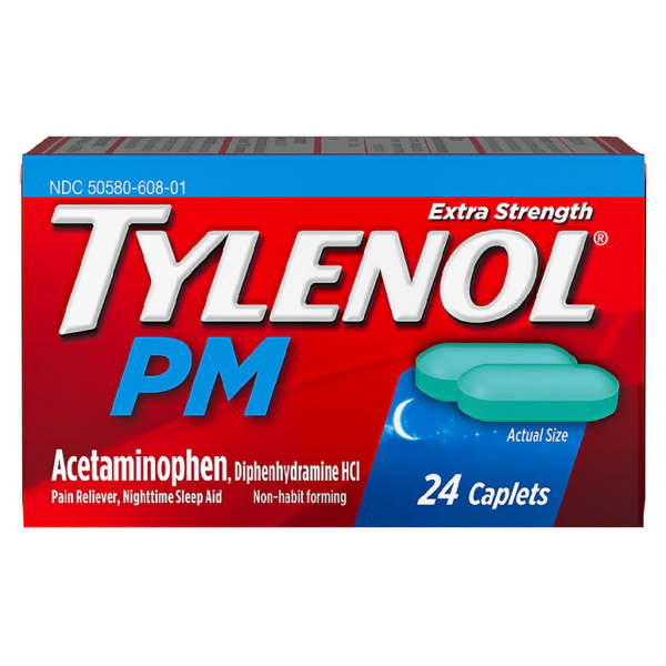 TYLENOL PM Extra Strength Pain Reliever & Sleep Aid Caplets24.0ea