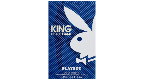 Playboy King of The Game Eau de Toilette Spray for Men, 3.4 Ounce