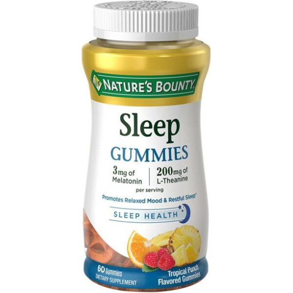 Nature's Bounty Sleep Gummies, Tropical Punch Flavored 60 Ea