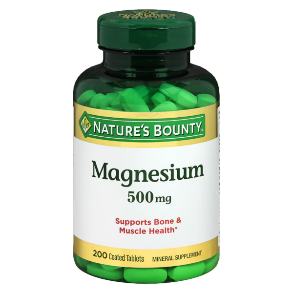 Nature's Bounty Magnesium 500mg, Tablets200.0ea