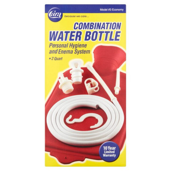 Cara Hot Water Bottle And Enema System Personal Hygiene 2 Quart Combination