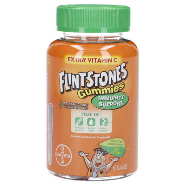 Flintstones Gummies Plus Immunity Support Children's Multivitamin Supplement, 60