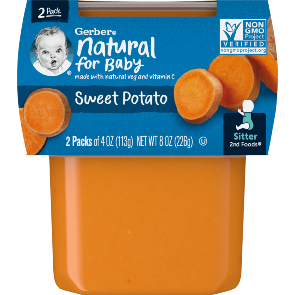 Gerber 2nd Foods Natural for Baby Baby Food Sweet Potato 2 pack